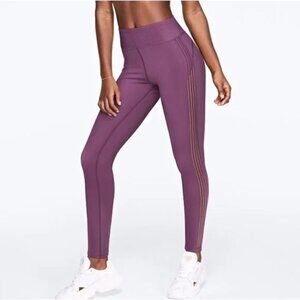 VS PINK Ultimate High Waist Stripe Trim 7/8‎ Ankle Leggings Large